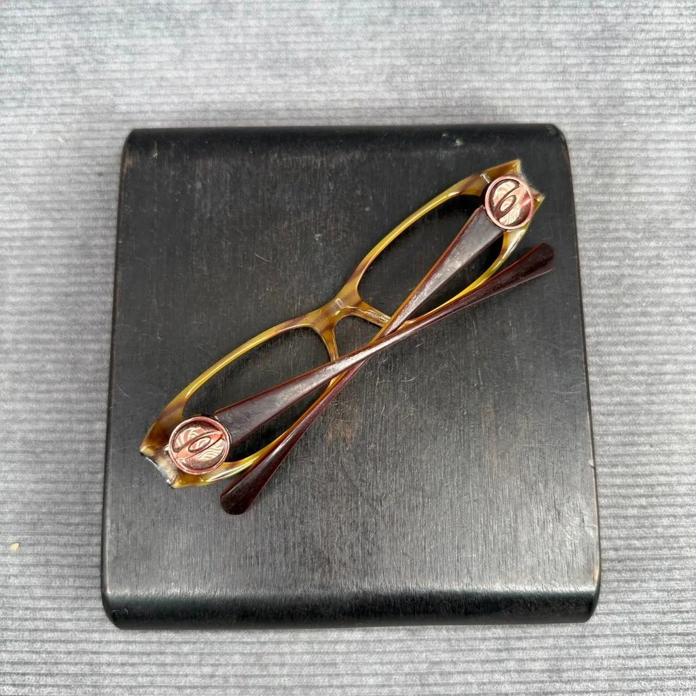 Oakley Spontaneous 2.0 Eyeglasses Striped Plum Rectangular Frames 130 52-16 Y2k‎
